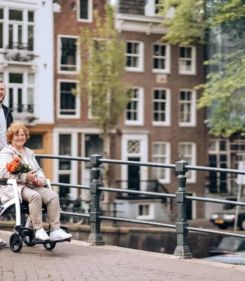NRS Healthcare MobilityCare Aluminium Four Wheeled Rollator